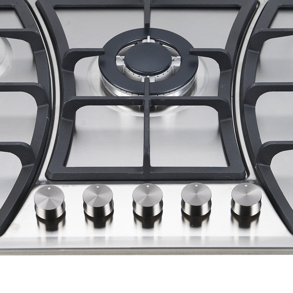 CASAINC 36-in 5 Burners Stainless Steel Gas Cooktop in the Gas Cooktops  department at Lowes.com
